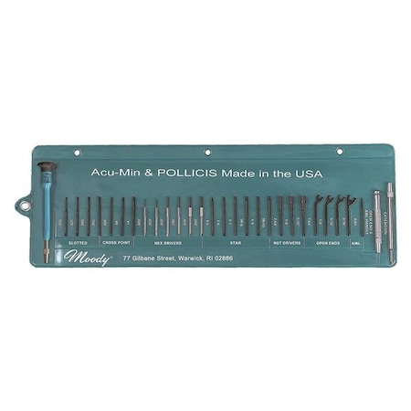 Inter ESD Miniature Tool Roll, 30 Pc MPN:59-0246