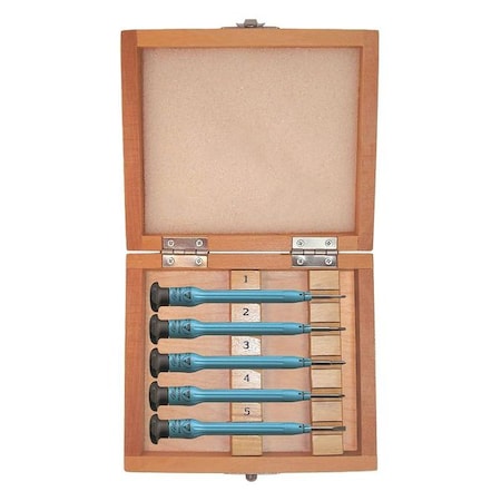 Mini Deluxe Met Nut Driver Set, 5 Pc, Number of Pieces: 7 MPN:73-0914