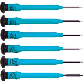 Moody Tools 55-0358 7 Pc. Interchangeable ESD-Safe Metric Hex Driver Set 6 Blades & 1 Handle 55-0358