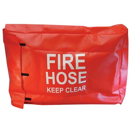Fire Hose Cover, 18 In.L, 4 In.W, Red MPN:132-1