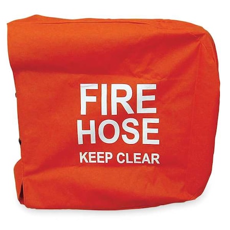 Fire Hose Cover, 25 In.L, 25 In.W, Red MPN:138-29