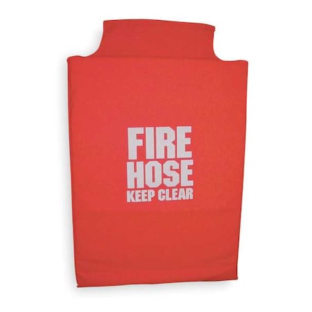 Fire Hose Cover, 32 In.L, 22 In.W, Red MPN:139-29