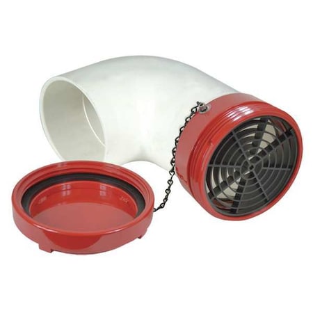 Dry Hydrant 90 Adapter, 4-1/2 In Male MPN:299-604525
