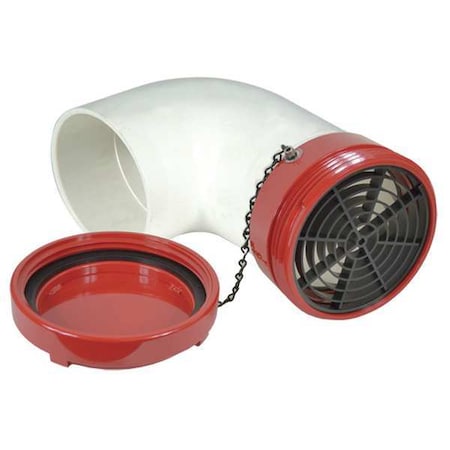 Dry Hydrant 90 Adapter, 5 In Male MPN:299-605025