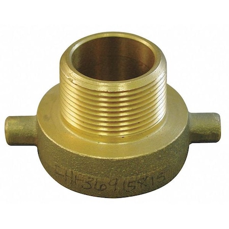 Fire Hose Adapter, Straight, NPTxNH MPN:369-1521061