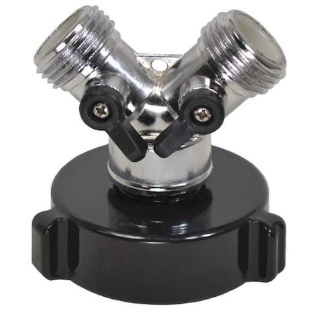 Hazmat Adapter, 1-1/2 NH, (2) 3/4 Male GHT MPN:428-1520754