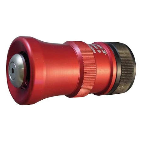 Nozzle With Shut Off, 1 In, Rigid, Aluminum MPN:541-1014