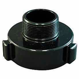 Fire Hose Female/Male Reducer Adapter - 1 In. NPT Female X 1 In. NH Male - Aluminum 369-1061024