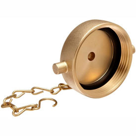 Fire Hose Hose Cap - 2-1/2 In. NH - Brass 662-2521