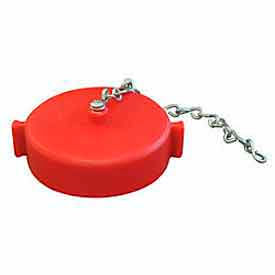 Fire Hose Red Hose Cap - 2-1/2 In. NH - Plastic 664-252
