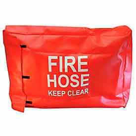 Fire Hose Hump Rack Cover - 30 In. X 25 In. X 6 In. - Red Vinyl - For 1420-3 Hump Rack 137-2