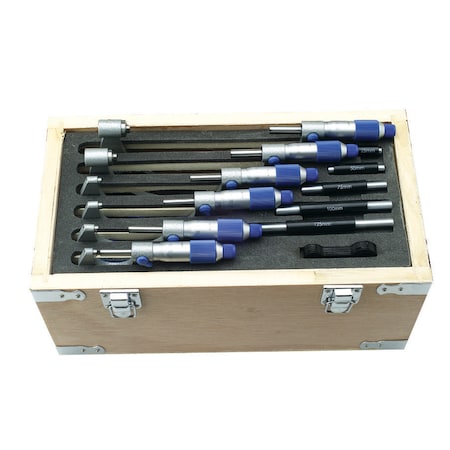 Moore and Wright Outside Micrometer Set 0-4