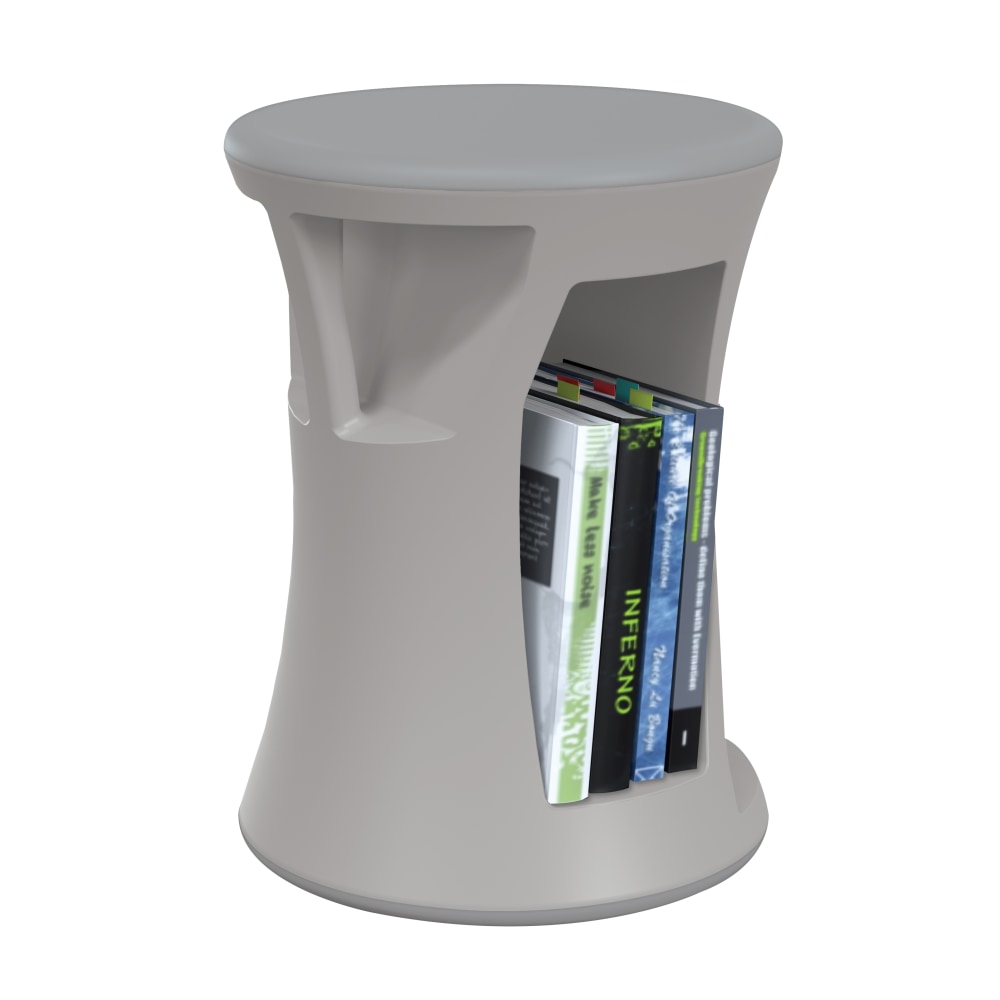 MooreCo Hierarchy Flipz Stacking Rocking Stool, Gray MPN:83464-GREY