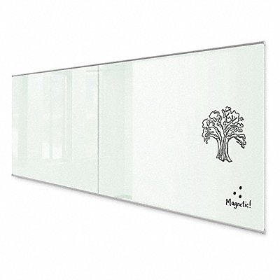 Dry Erase Board Magnetic Wall Mnt White MPN:GWD612-GLOSSWHITE
