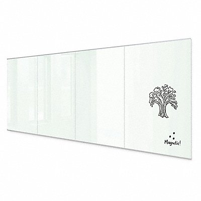 Dry Erase Board Magnetic Wall Mnt White MPN:GWD616-GLOSSWHITE