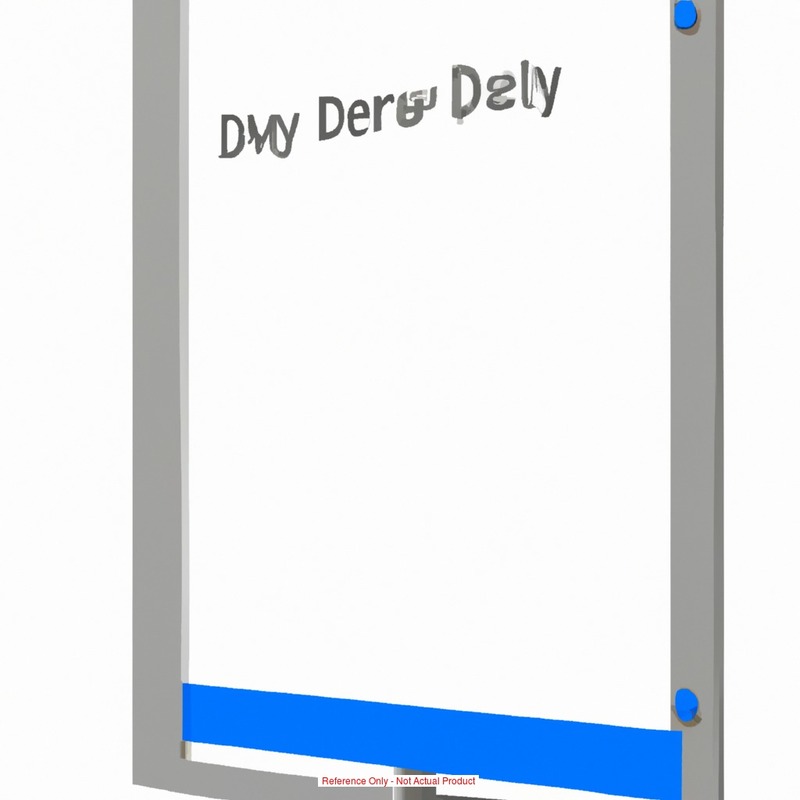 Dry Erase Board Magnetic Wall Mnt White MPN:GWD620-GLOSSWHITE