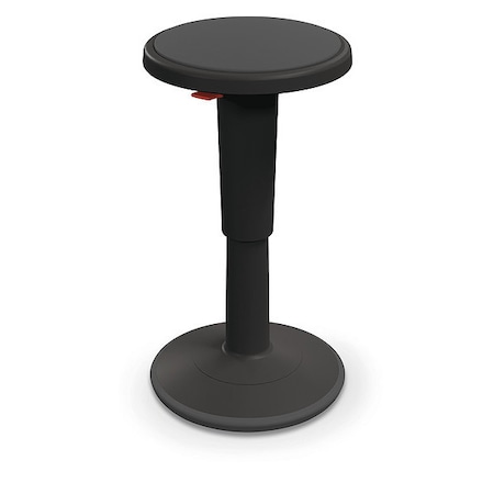 Grow Stool, Height Adjustable, Shrt, Black MPN:50960-BLACK