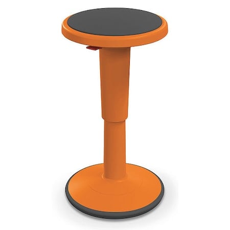 Grow Stool, Height Adjustable, Shrt, Orange MPN:50960-ORANGE