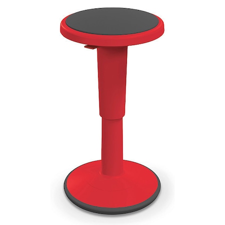 Grow Stool, Height Adjustable, Shrt, Red MPN:50960-RED