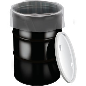 Mor Plastics Tie Off Drum Liner 30 Gallon Capacity 4 Mil Pack of 125 MOR304004 - Pkg Qty 125