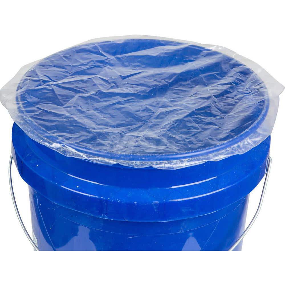 Drum Covers, Liners & Sheets; Compatible Drum Capacity (Gal): 5.00 ; Type: Elastic Cover ; Drum Liner Style: Flexible ; Thickness: 4mil ; Thickness (mil): 4.0000 ; Material: LDPE MPN:5DC - Pkg Qty 100