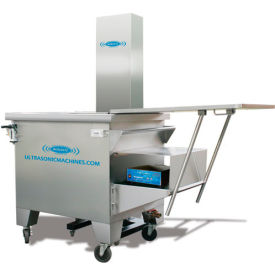 Morantz Ultrasonics M-115 Portable Large Ultrasonic Cleaning Machine with Electric Lift 115 Gallon M-115