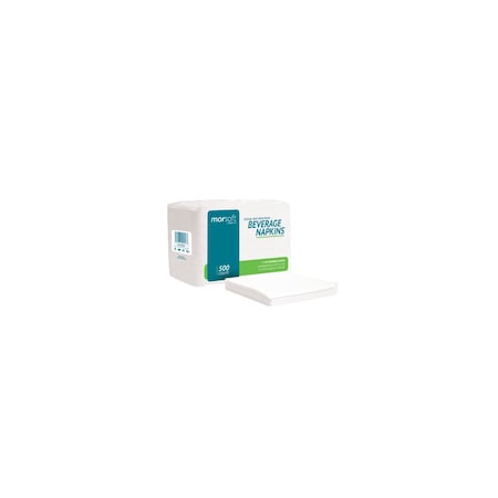 Beverage Napkin White, 9inx9in, PK4000 MPN:B8500