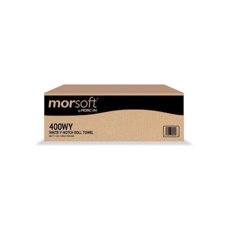 Y Notch Hardwound Roll Towel White, PK6 MPN:400WY