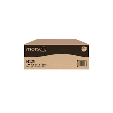Morsoft 0.88in Core Bath Tissue Wh, PK24 MPN:M125