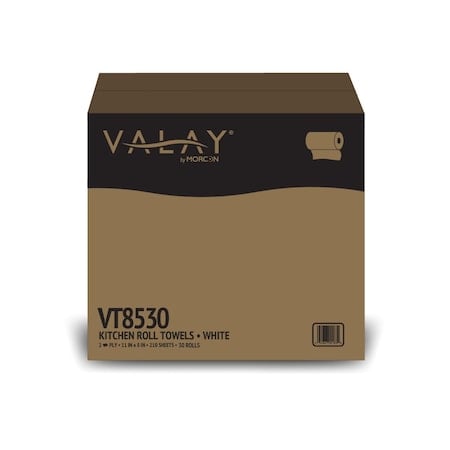 Valay Kitchen Roll Towel 8in x 11i, PK30 MPN:VT8530
