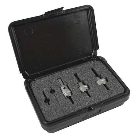 Carbide Hole Cutter Kit, 6 Pcs., 3 Teeth MPN:CTS01