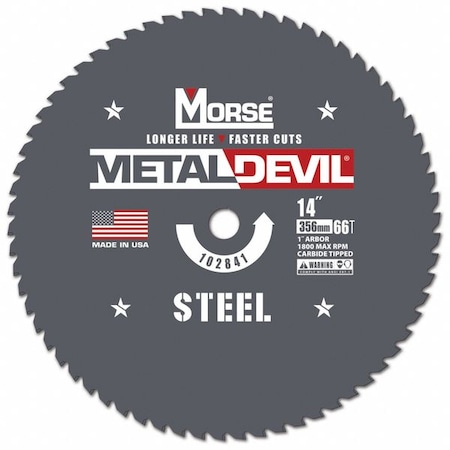 Circular Saw Blade, Carbide, Dia 14 in MPN:102841-WWG