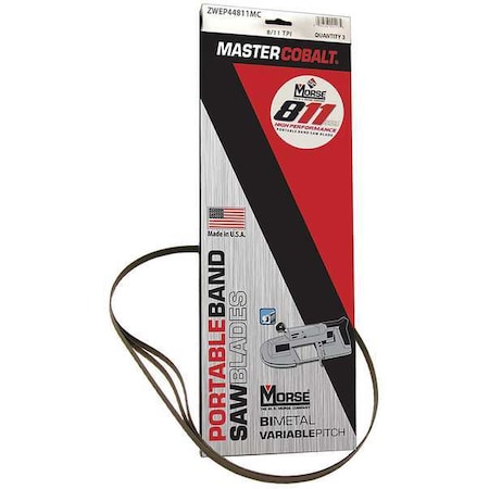 Portable Band Saw Blade, 3 ft. 8-7/8