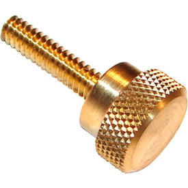 Precision Brass Thumb Screw w/ Shoulder - #6-32 - 9/16