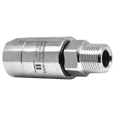 Swivel, In-Line, SS, 3/8