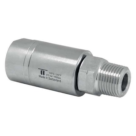 RotaryUnion, Straight, Brass, 3/8
