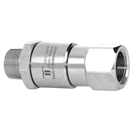 RotaryUnion, Straight, Brass, 1/4