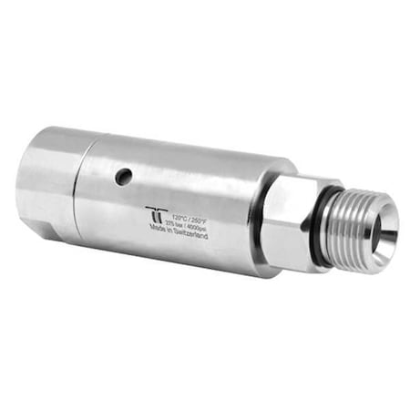 Rotary Union, DXL Swivel, NPTF xMale, 3/8In MPN:36.163