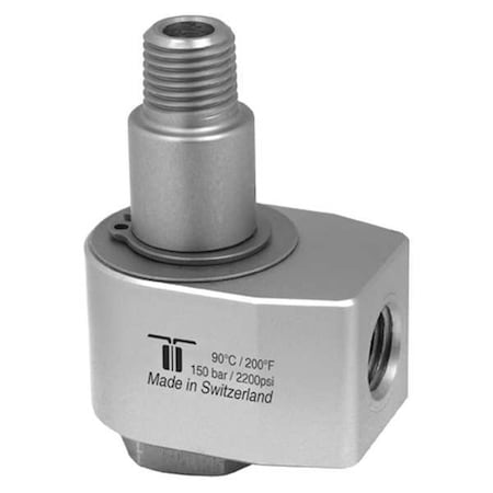 Rotary Union, WDG, NPTF x NPTM, 1/4 x 3/8In MPN:40.029