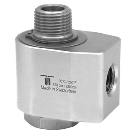 Rotary Union, WDG Swivel, NPTF xNPTM, 3/8In MPN:40.032