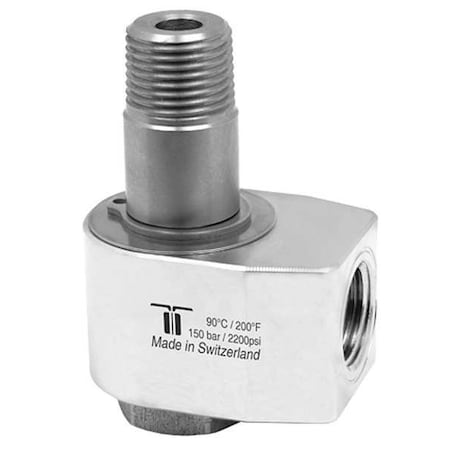 Rotary Union, WDG Swivel, NPTF xNPTM, 3/8In MPN:40.039