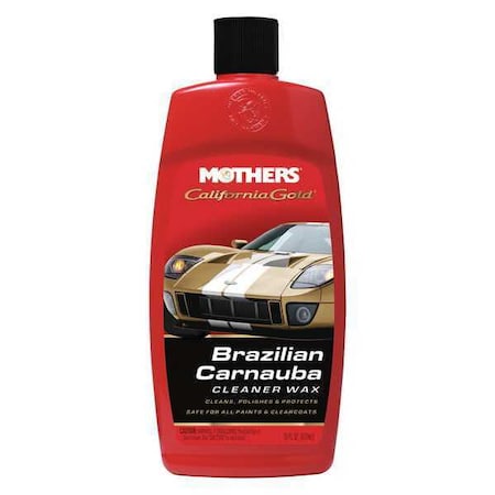 16 Oz. California Gold Brazilian Carnauba Cleaner Wax Bottle, Yellow, Wax MPN:5701