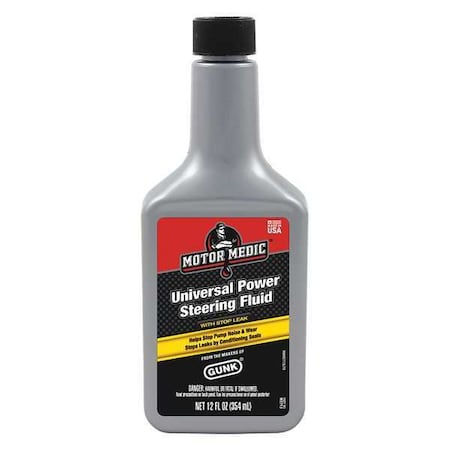 Power Steering Fluid, 12 oz., Bottle MPN:M2713