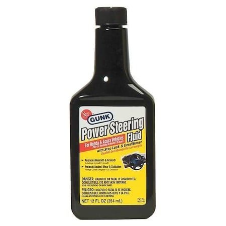 Power Steering Fluid, 12 oz., Bottle MPN:M2714H/6