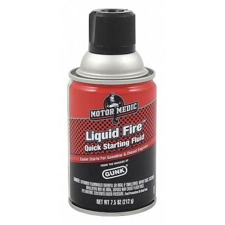 Starting Fluid, 7.5 oz., Can, Red MPN:M3911