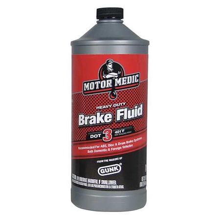 1 qt FMSS 116, SAE J-1703 Brake Fluid - Bottle MPN:M4432