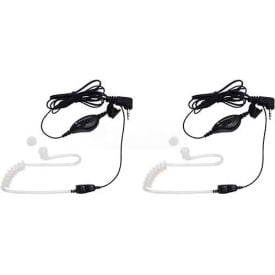Motorola Solutions 1518 2 Way-Radio Surveillance Headset with PTT Microphone 1518 - 2 Pack 1518