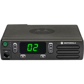 Motorola Mototrbo™ CM200D Two-Way Mobile Radio Analog VHF 16 Channels 25 Watts Black CM200D-VA-25