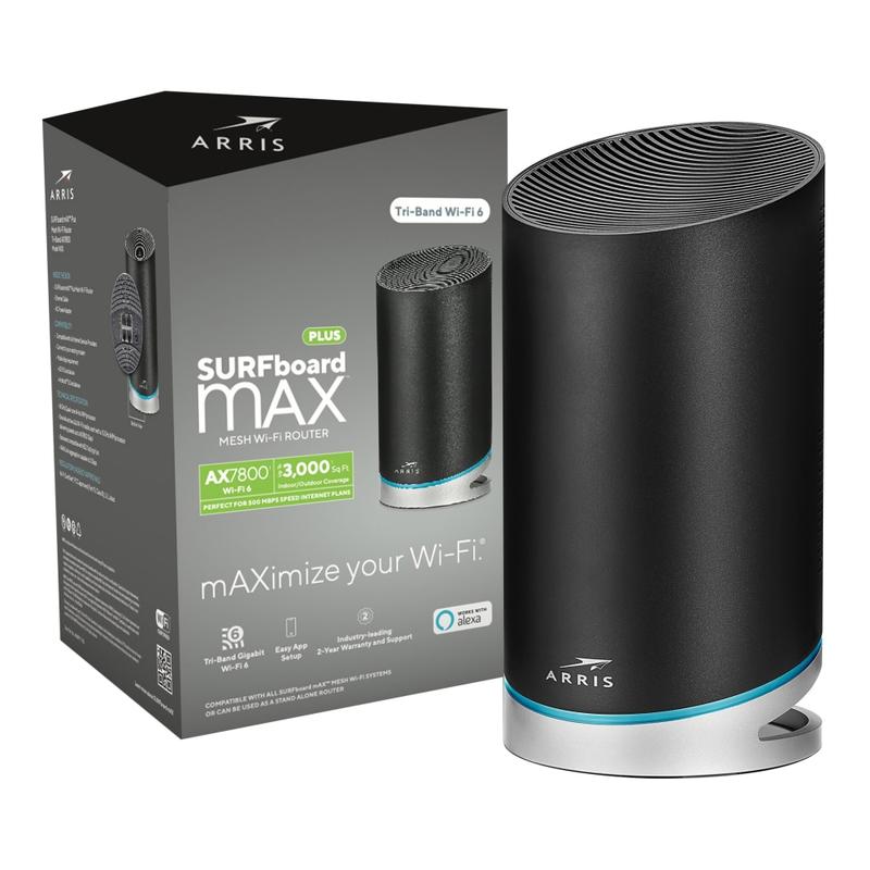 ARRIS SURFboard mAX Plus W30 Wireless-AX Tri-Band Router, 1001197 MPN:1001197