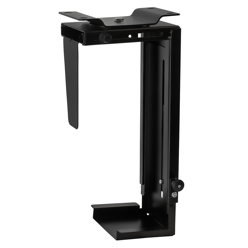 Mount-It! MI-7150 CPU Under Desk Mount Bracket, 3.5in to 8in W, Black MPN:MI-7150